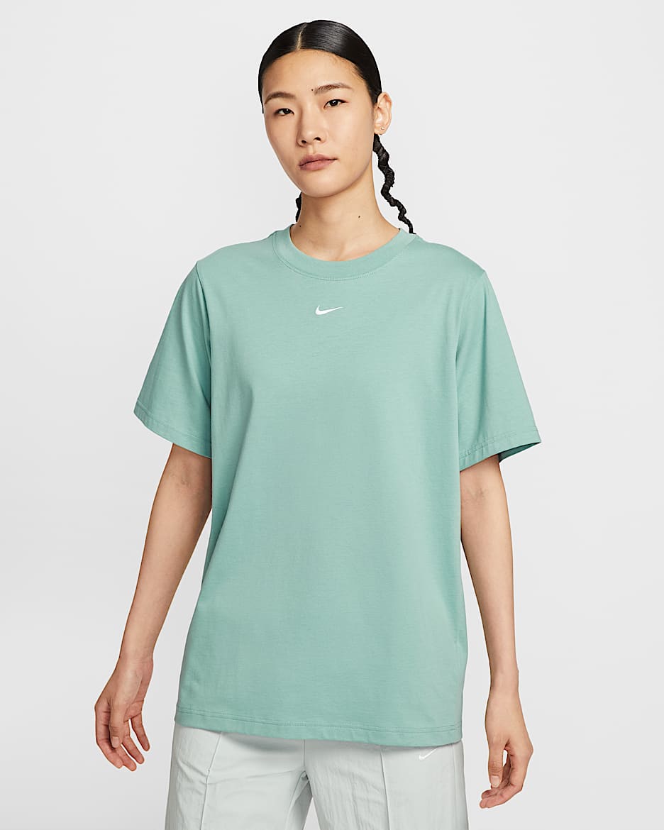 Nike Sportswear 女子百搭小勾T恤 - 大炮灰