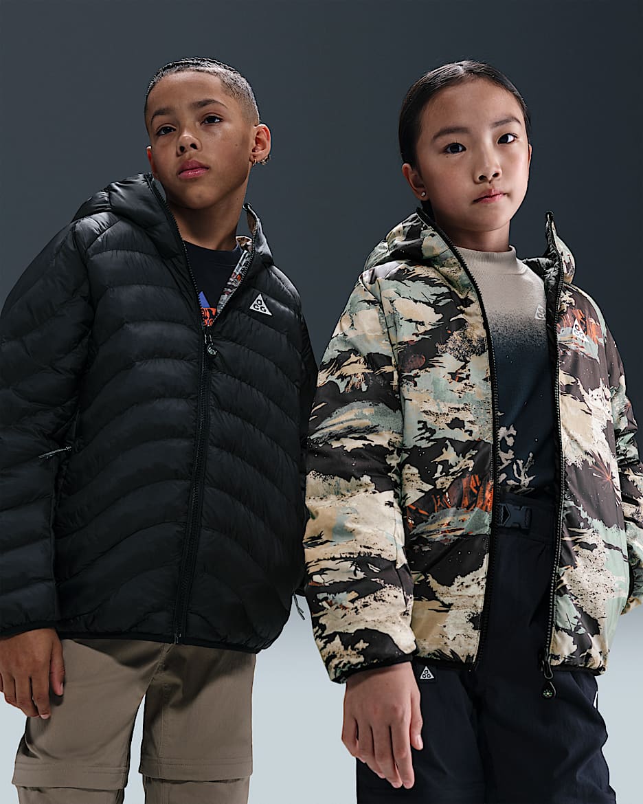 Nike ACG Therma-FIT ADV 大童夹克 - 黑/山峰白