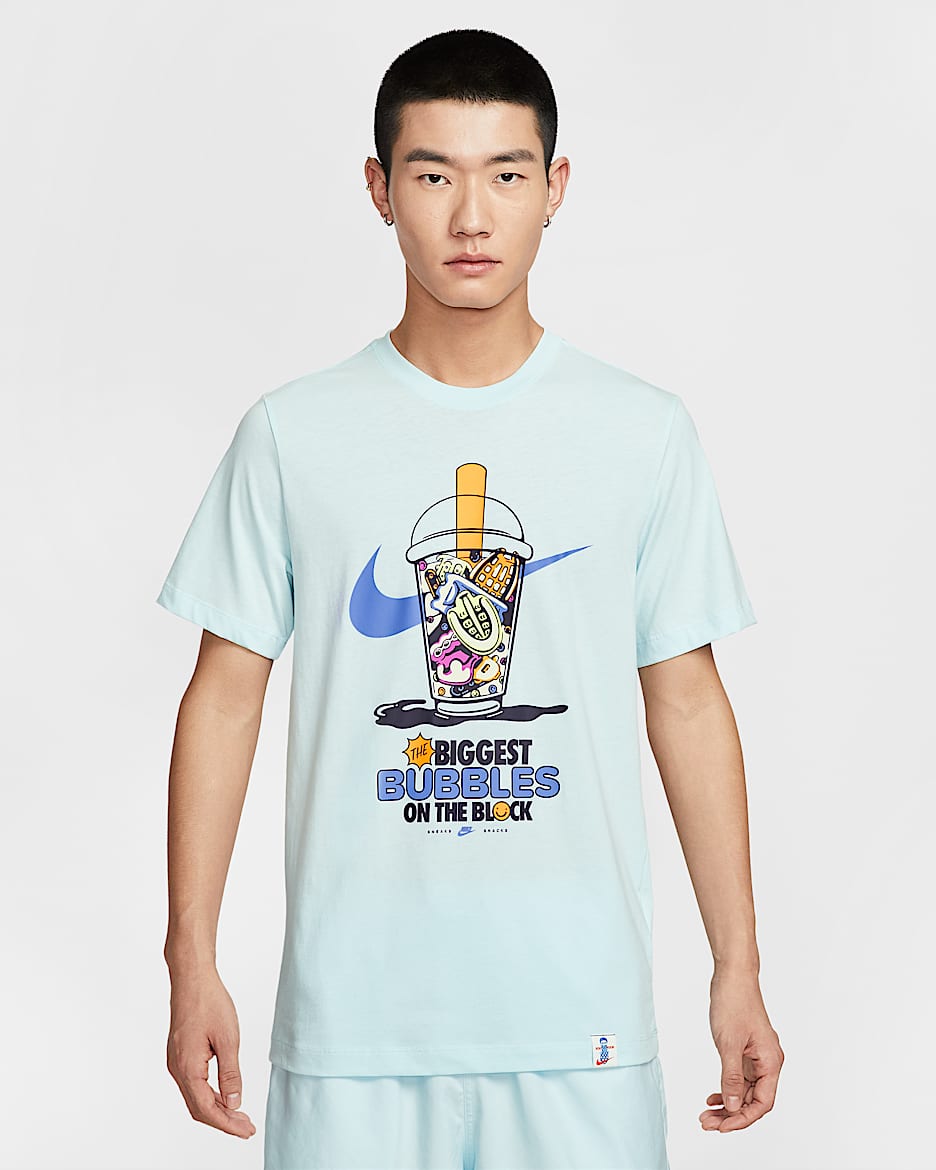 Nike Sportswear 男子T恤 - 冰川蓝
