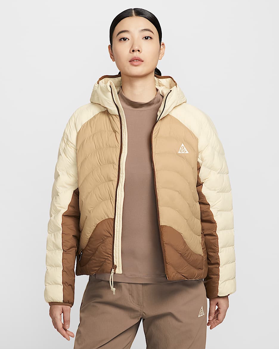 Nike ACG "Lava Flow" Therma-FIT ADV 女子夹克 - 浅卡其/浅卡其/杏茶色/山峰白