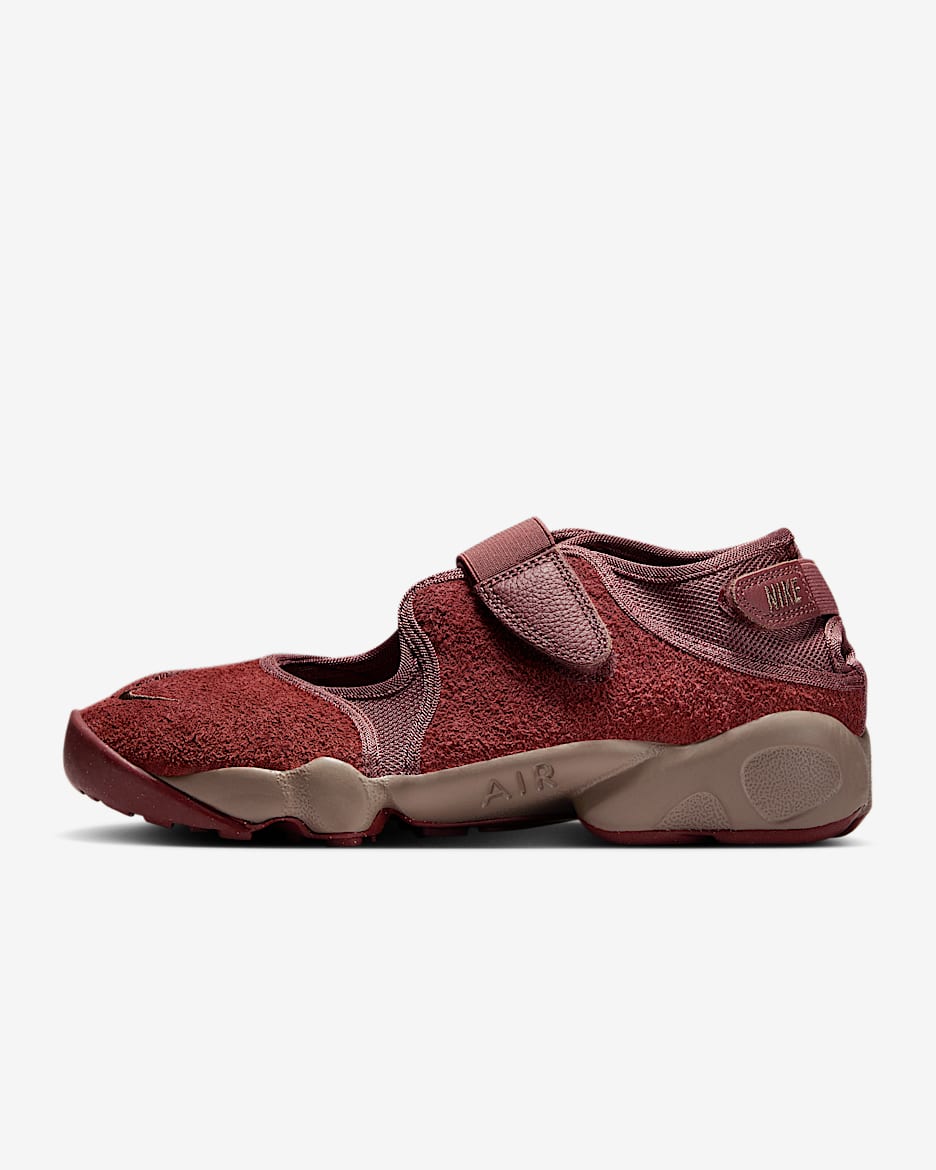 Nike Air Rift 耐克忍者鞋女子分趾运动鞋 - 红棕色/貂棕