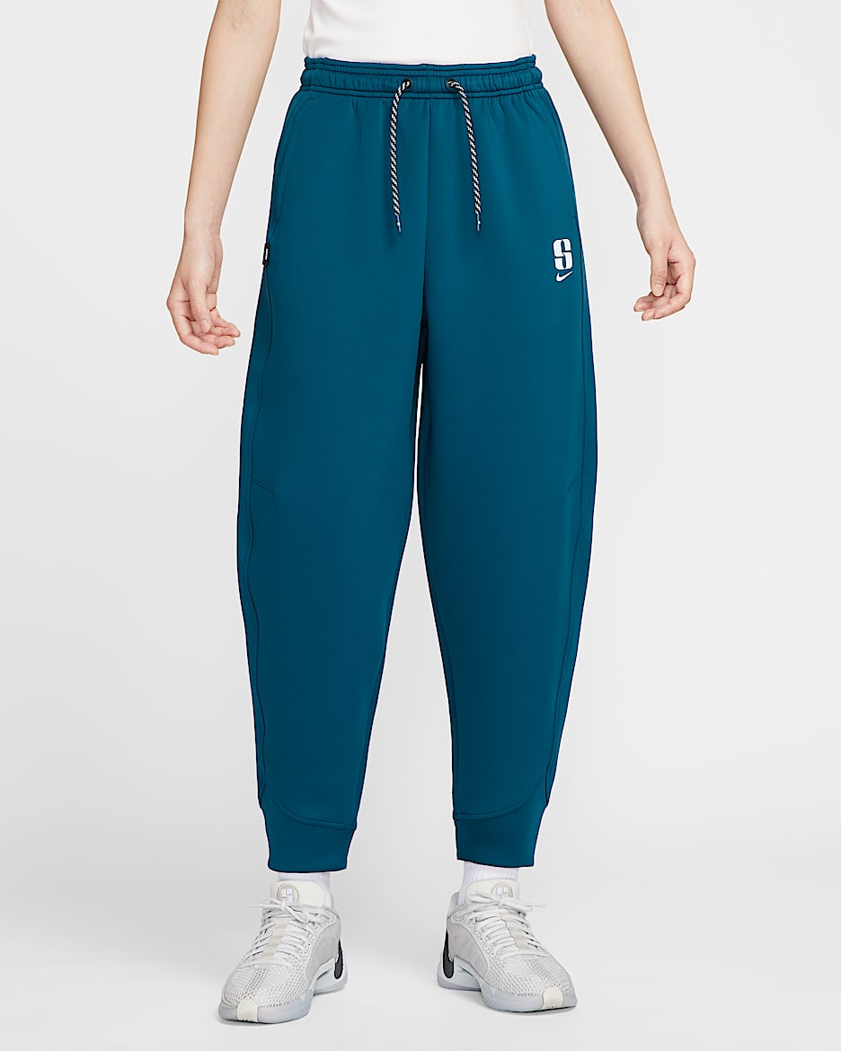 Sabrina Dri-FIT 萨布丽娜女子速干宽松篮球长裤 - 力量蓝 (活力蓝)/冰川蓝/冰川蓝