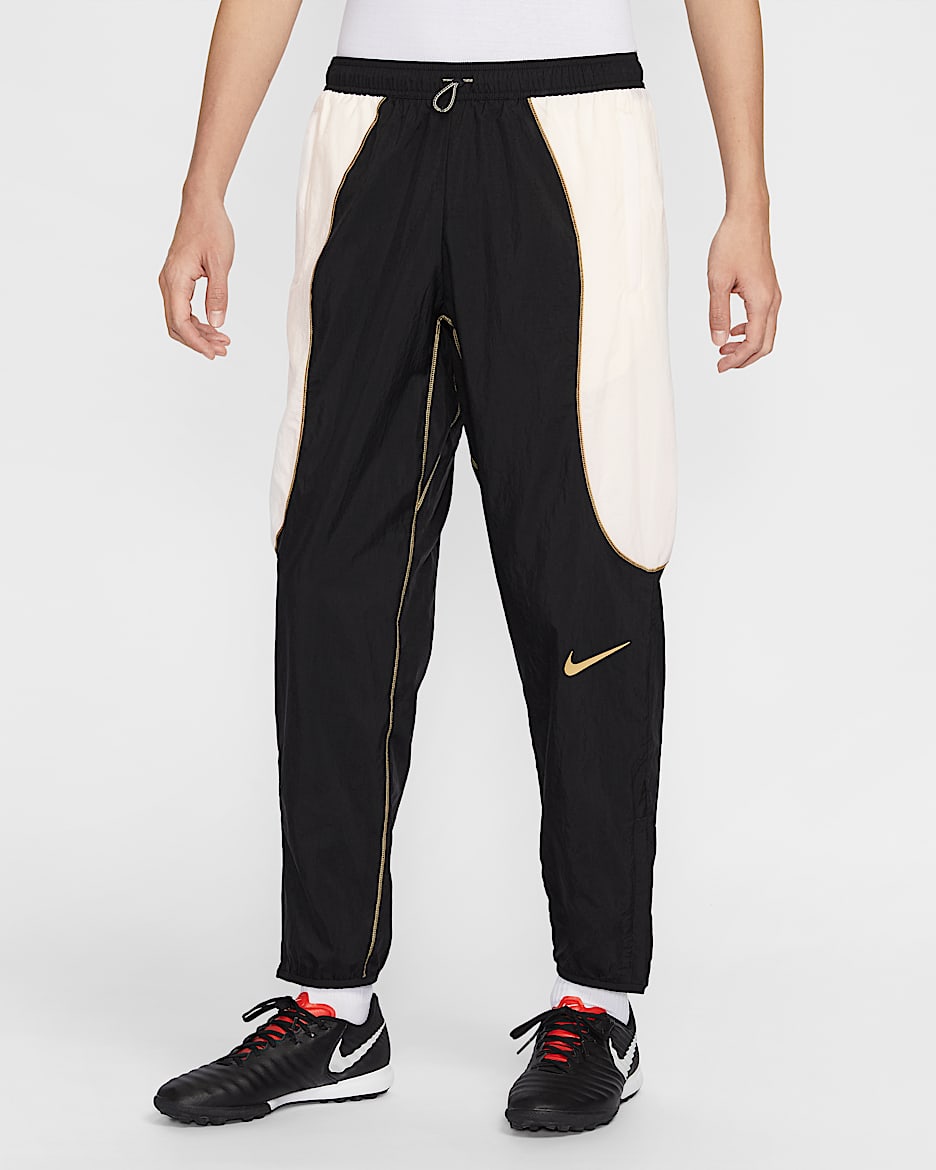 Nike Strike+ 男子拒水足球长裤 - 黑/淡象牙白/毛衫金/毛衫金