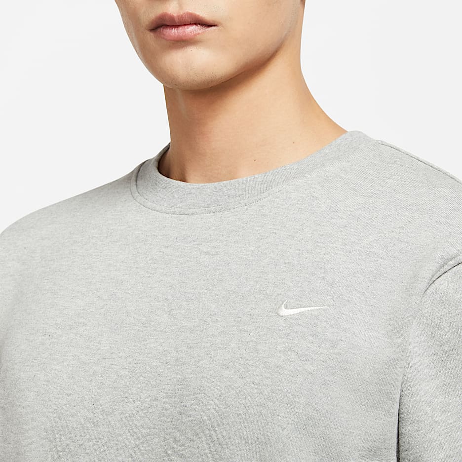 Nike Dri-FIT Standard Issue 男子速干篮球圆领上衣 - 调色暗灰/淡象牙白