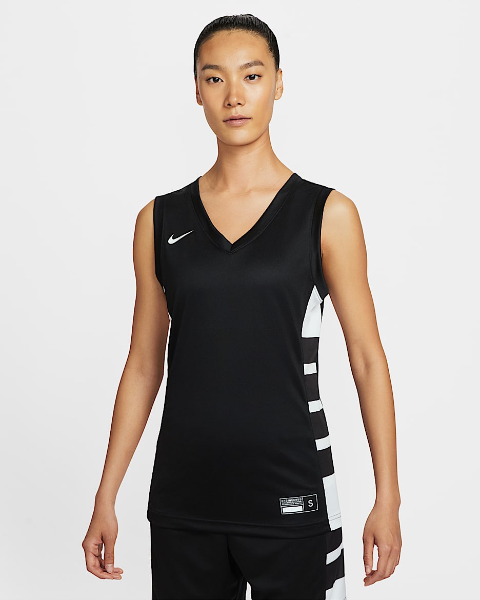 Nike Dri-FIT Elite Power 女子速干球衣 - 团队黑