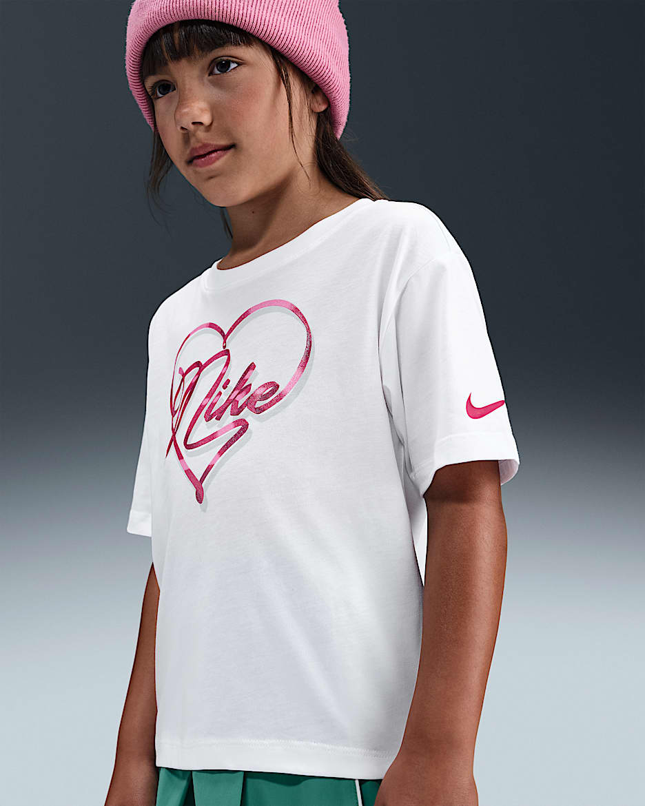 Nike 幼童T恤 - 白色