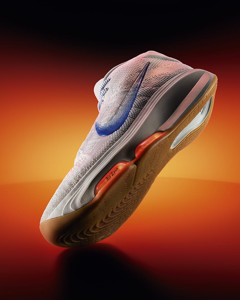 Nike G.T. Hustle 3 Blueprint EP 「蓝图」 配色男/女篮球鞋 - 白色/幻影灰白/荷兰橙/赛车蓝