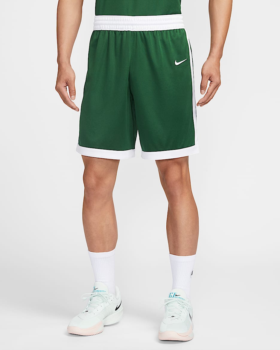 Nike Dri-FIT Stock Crossover 男子速干短裤 - 峡谷绿