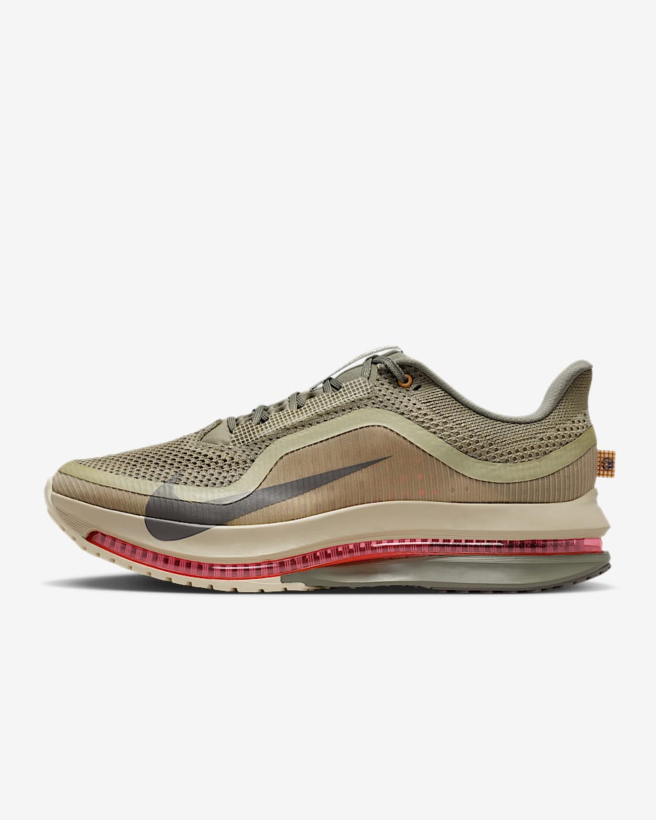 Nike Pegasus Premium 耐克顶级飞马男子公路跑步鞋 - 橄榄绿/沙漠卡其/亮深红/洞穴石色