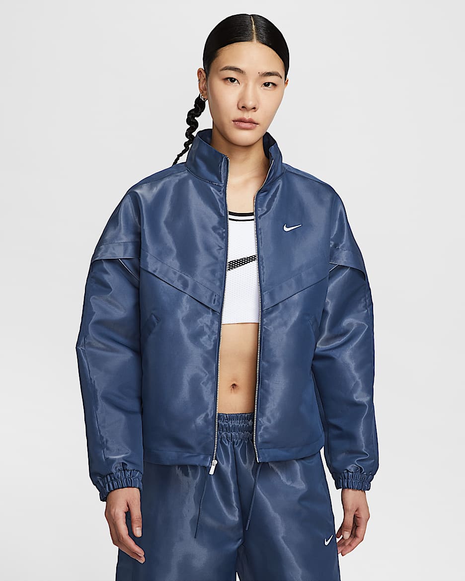 Nike Sportswear Windrunner 女子夹克 - 深藏青/帆白
