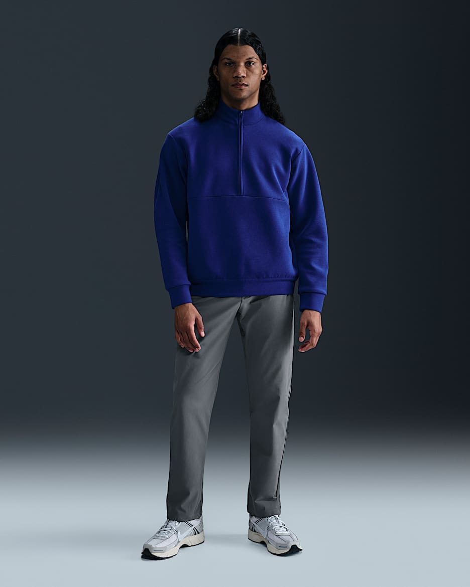 Nike 24.7 PerfectStretch Dri-FIT 男子防晒速干直筒长裤 - 烟灰/黑/纳米灰
