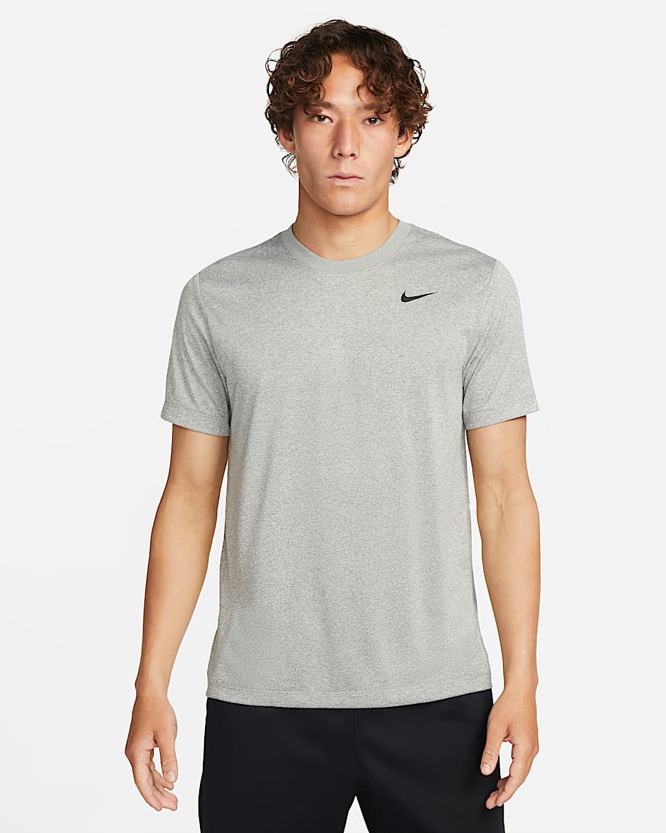 Nike Dri-FIT 男子速干训练T恤 - 滚动灰/银/调色/黑