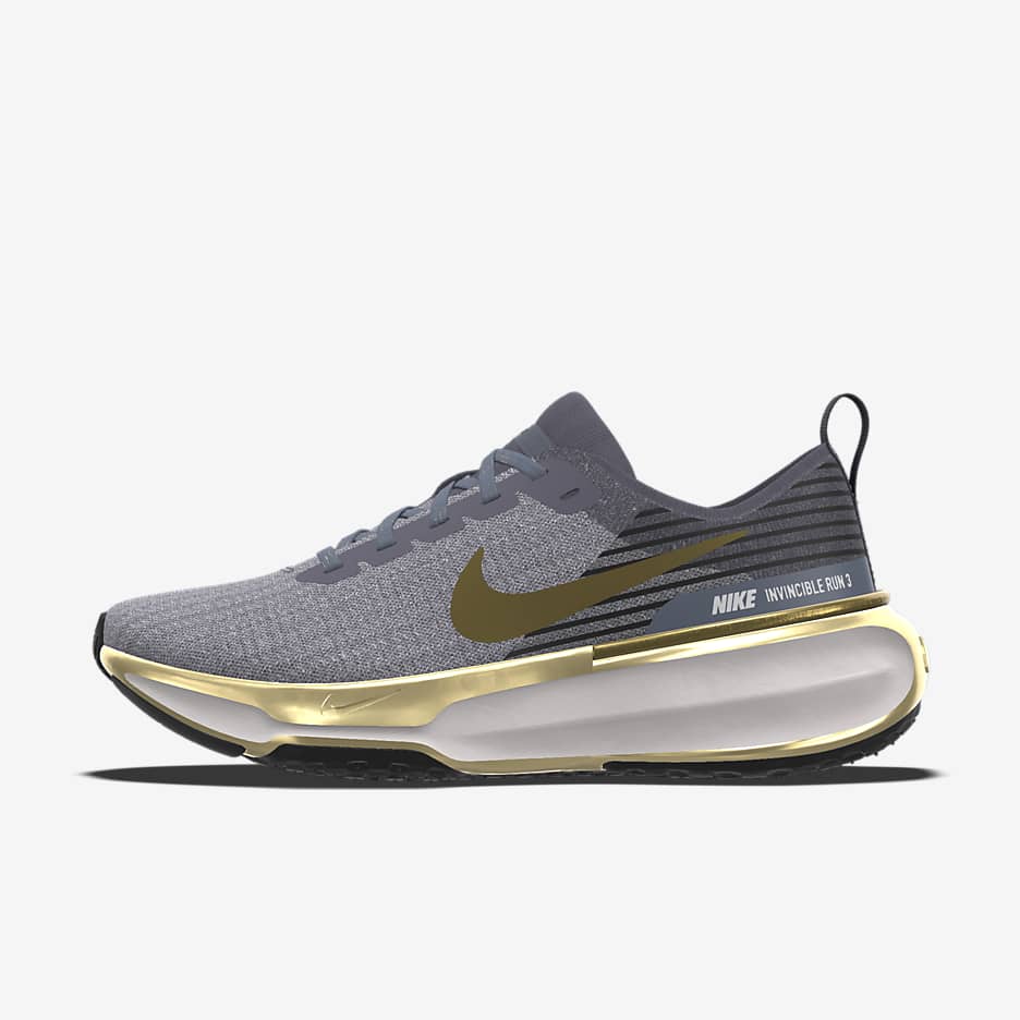 Nike Invincible 3 By You 专属定制男子公路跑步鞋 - 浅碳色/多色