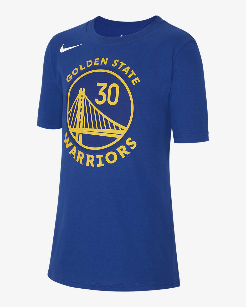 金州勇士队 Nike NBA 大童T恤 - 灯草蓝