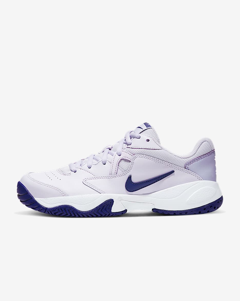 NikeCourt Lite 2 女子硬地球场网球鞋 - 微葡萄紫/薄雾紫/白色/高贵紫
