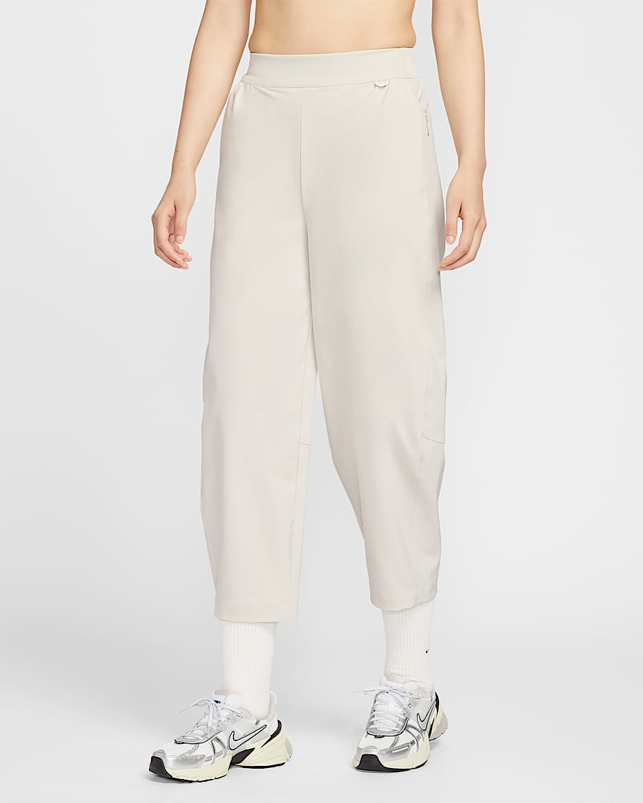 Nike 24.7 PerfectStretch Dri-FIT 女子速干高腰九分裤 - 浅土褐/浅铁矿石灰