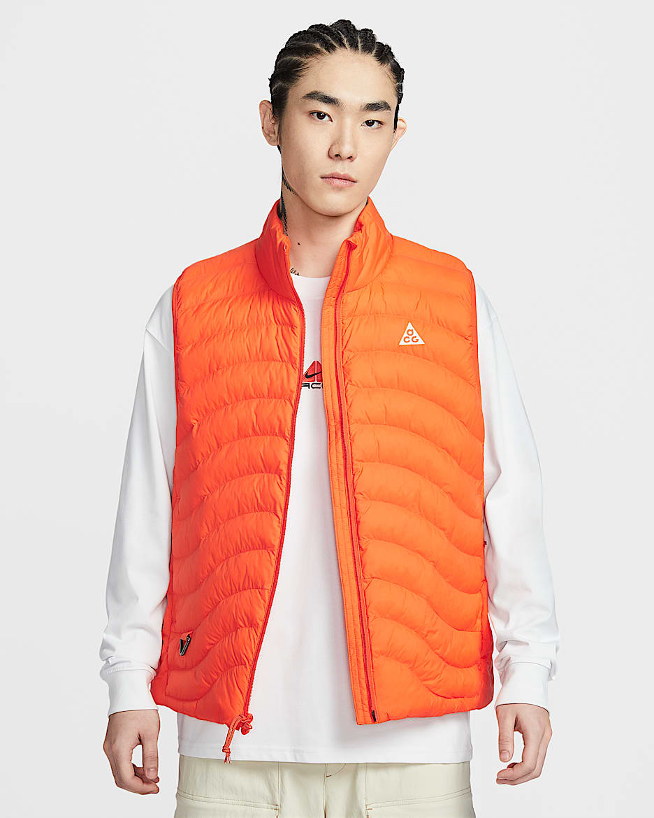 Nike ACG "Lava Flow" Therma-FIT ADV 男子马甲 - 安全橙/安全橙/安全橙/山峰白