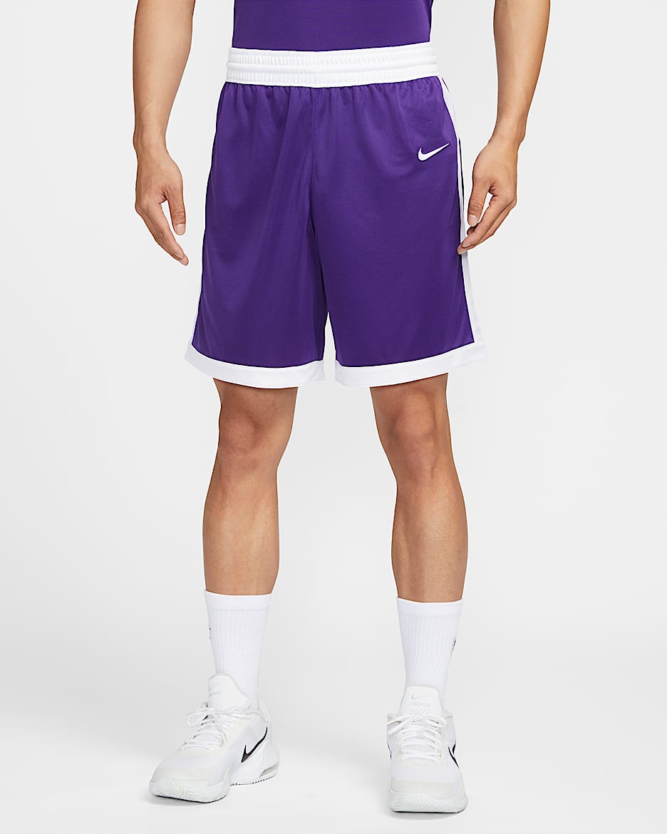 Nike Dri-FIT Stock Crossover 男子速干短裤 - 庭紫