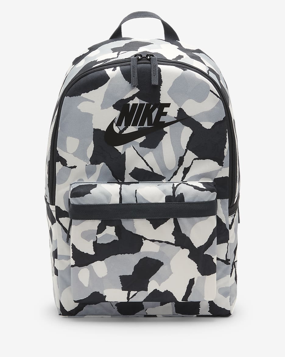 Nike Heritage 双肩包 - 煤黑/幻影灰白/黑