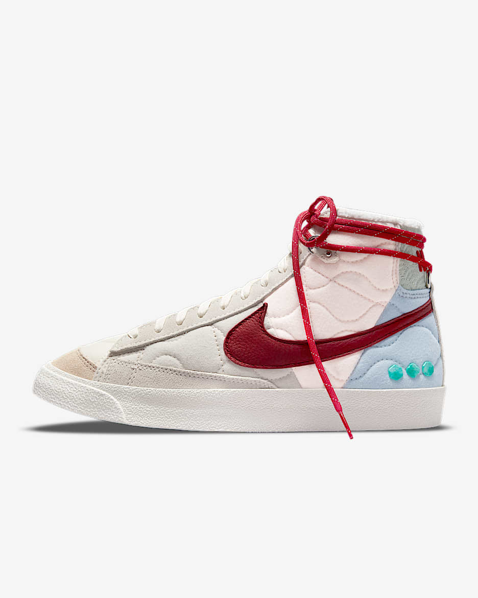 Nike Blazer Mid '77 女子运动鞋 - 浅土褐/帆白/柔和橙/灯草橙