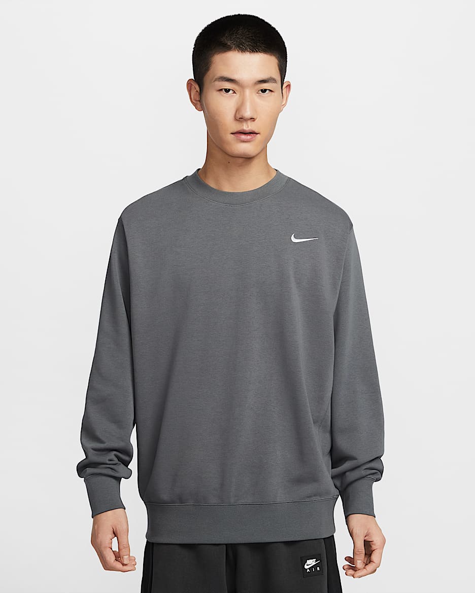 Nike Team Club 男子圆领上衣 - 暗灰