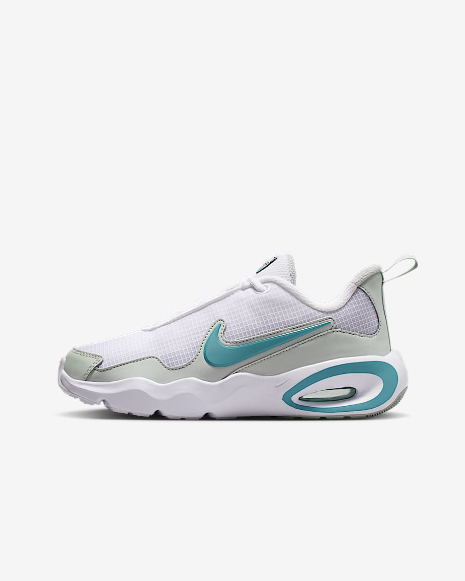 Nike Air Max Nova 大童运动鞋 - 白色/浅银/泡沫薄荷绿/牛仔蓝绿