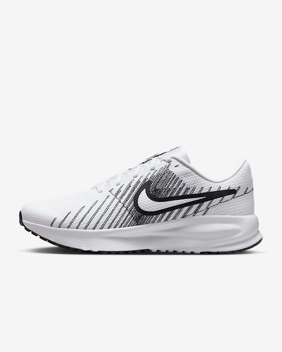 Nike Run Defy 男子公路跑步鞋 - 白色/黑