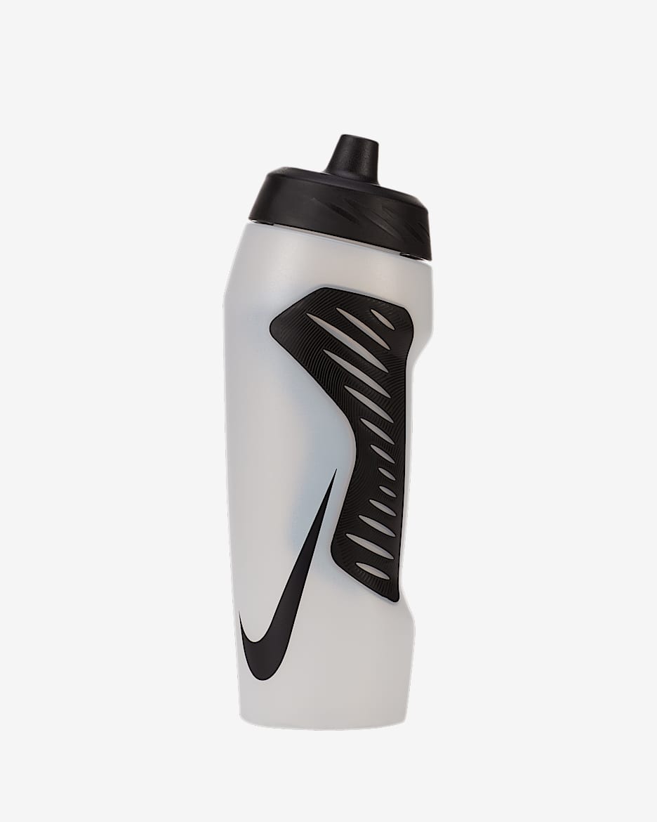 Nike 710ml HyperFuel 水壶 - 清透色/黑/黑/黑