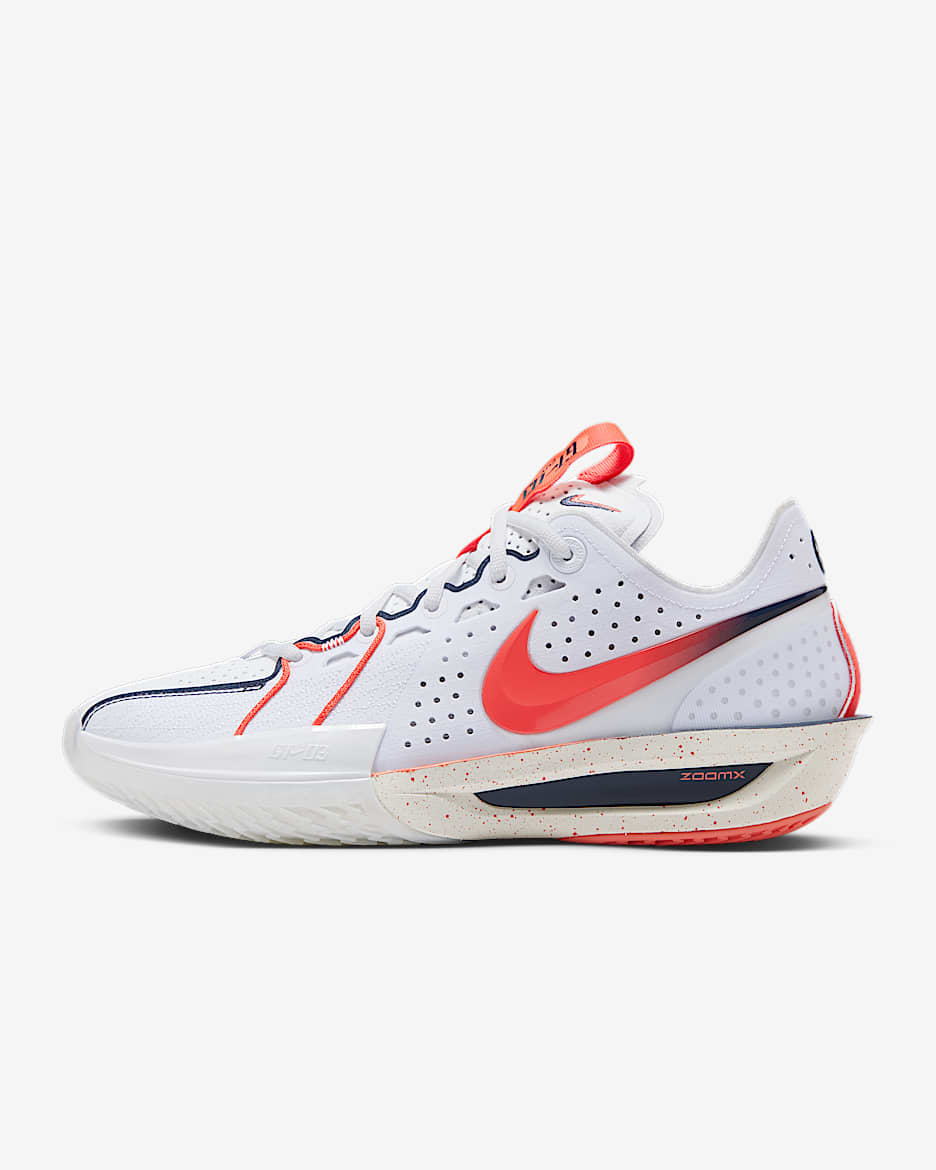 Nike G.T. Cut 3 EP 耐高系列男/女篮球鞋 - 白色/帆白/神秘焰火色/多色