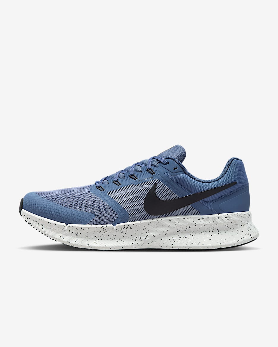 Nike Run Swift 3 男子公路跑步鞋 - 芬蓝/山峰白/黑/煤黑