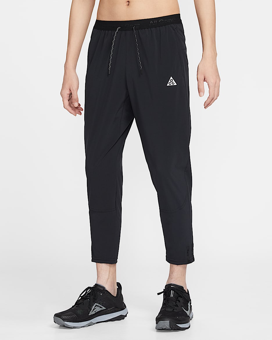Nike ACG Dri-FIT 男子速干越野跑步长裤 - 黑/煤黑/山峰白