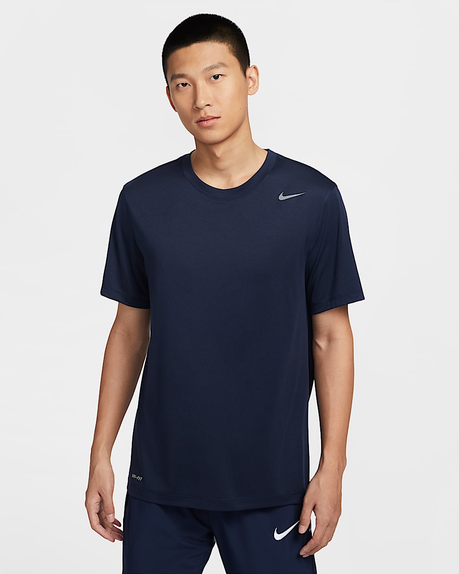 Nike Team Legend 男子速干T恤 - 黑曜石色