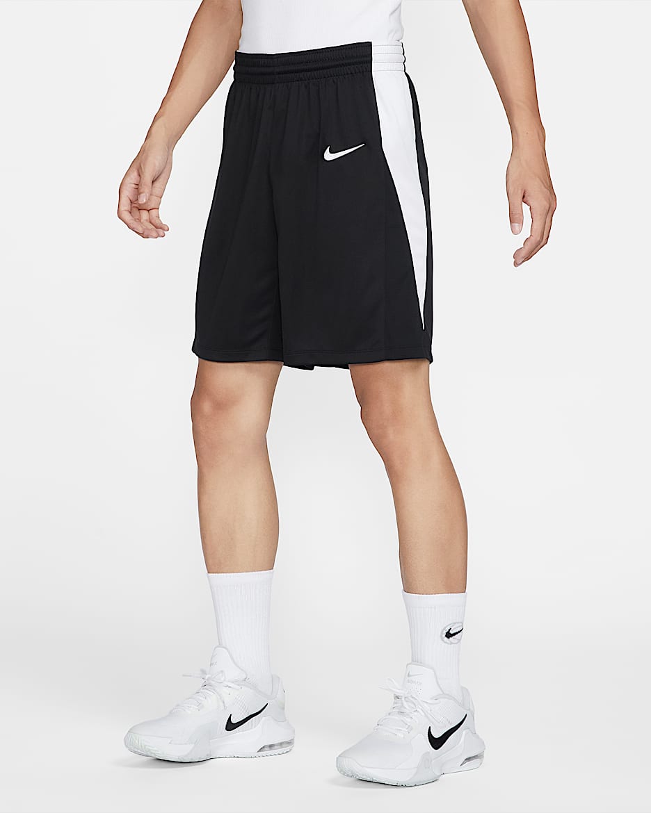 Nike 男子篮球短裤 - 黑/白色/黑