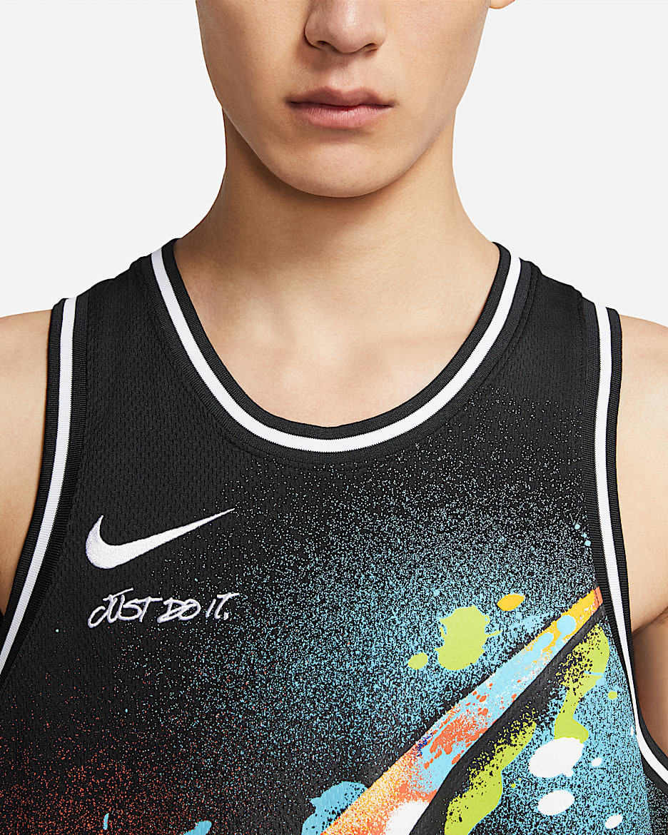 Nike DNA 男子篮球球衣 - 黑