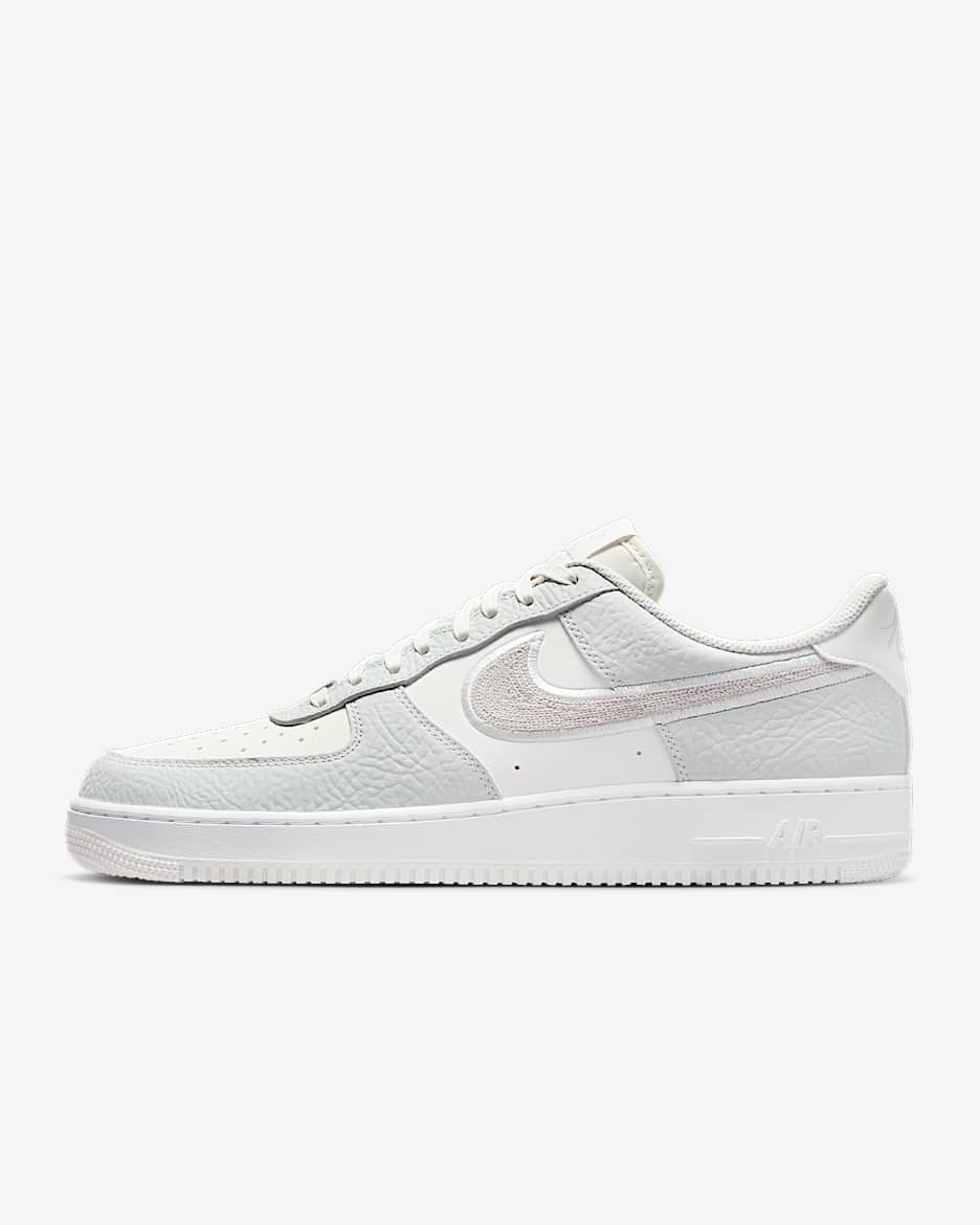 Nike Air Force 1 '07 LV8 男子空军一号运动鞋 - 山峰白/白色/苍野灰