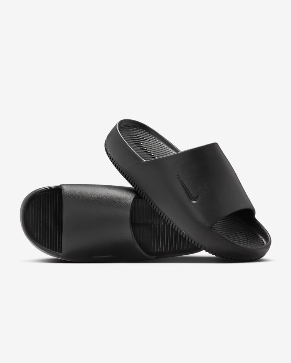 Nike Calm 男子拖鞋一字拖 - 黑/黑
