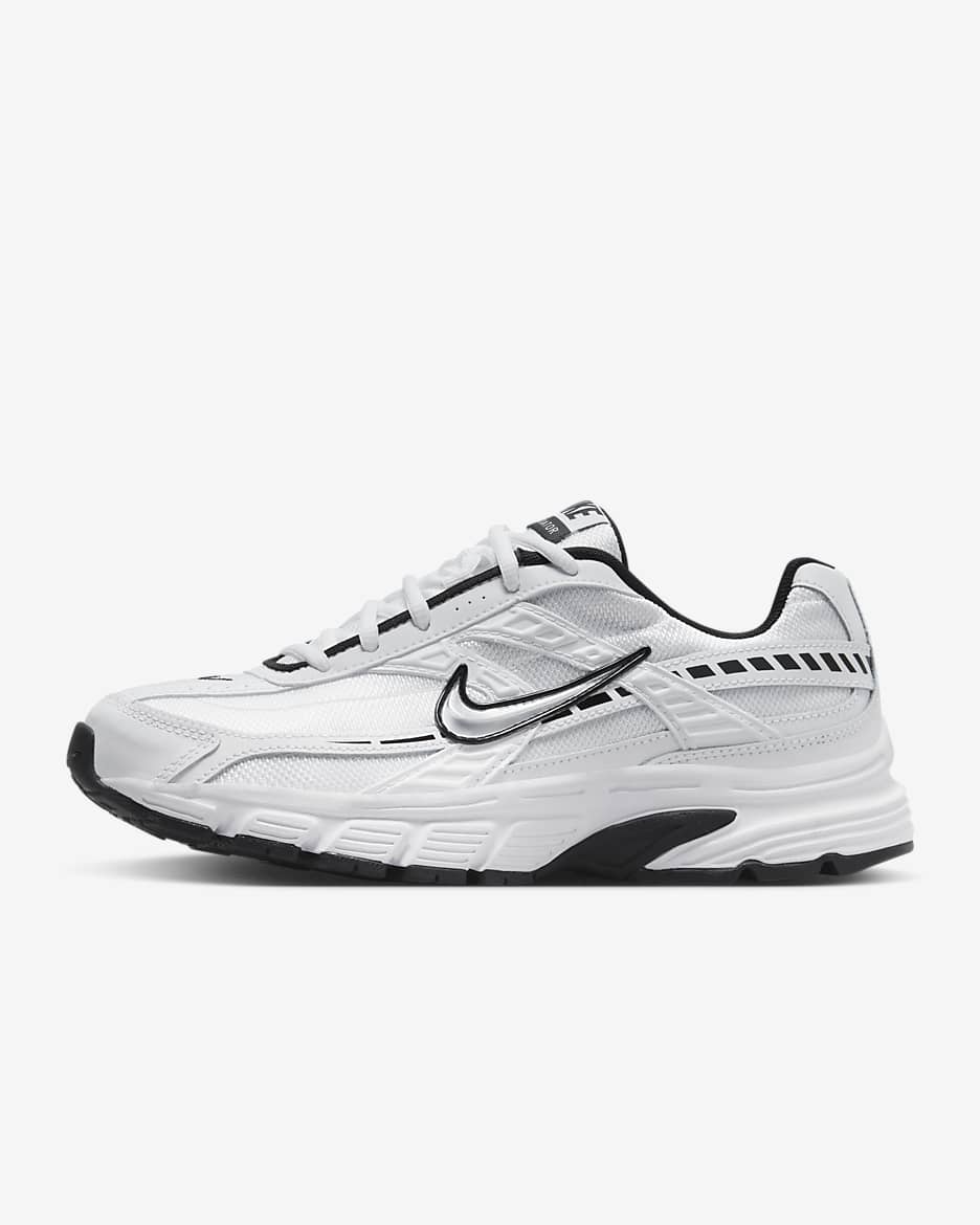 Nike Initiator 女子运动鞋 - 白色/白色/黑/金属银