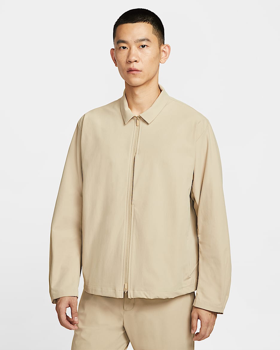 Nike 24.7 PerfectStretch Dri-FIT 男子防晒速干夹克 - 沙漠卡其/卡其
