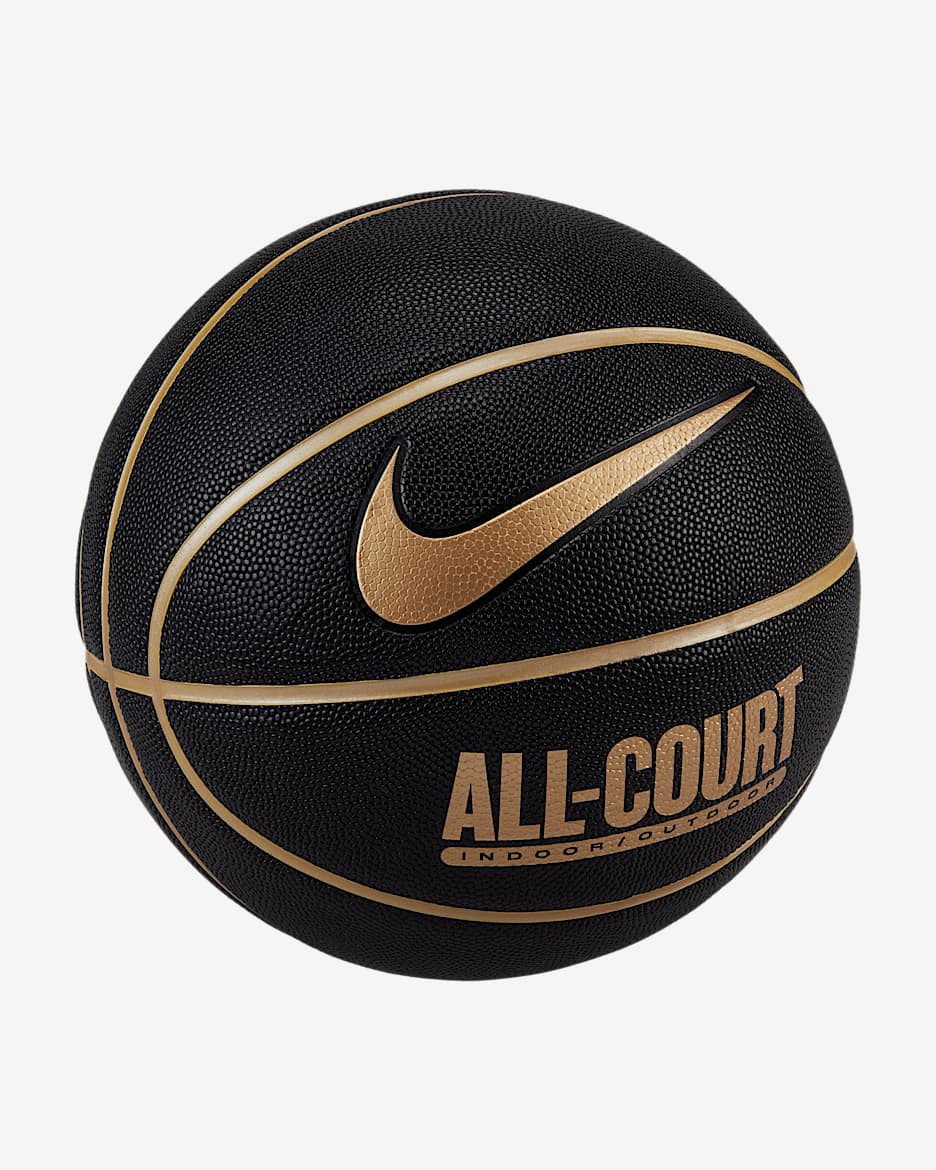Nike Everyday All-Court 8P 篮球 - 黑/金属色/黑/金属色
