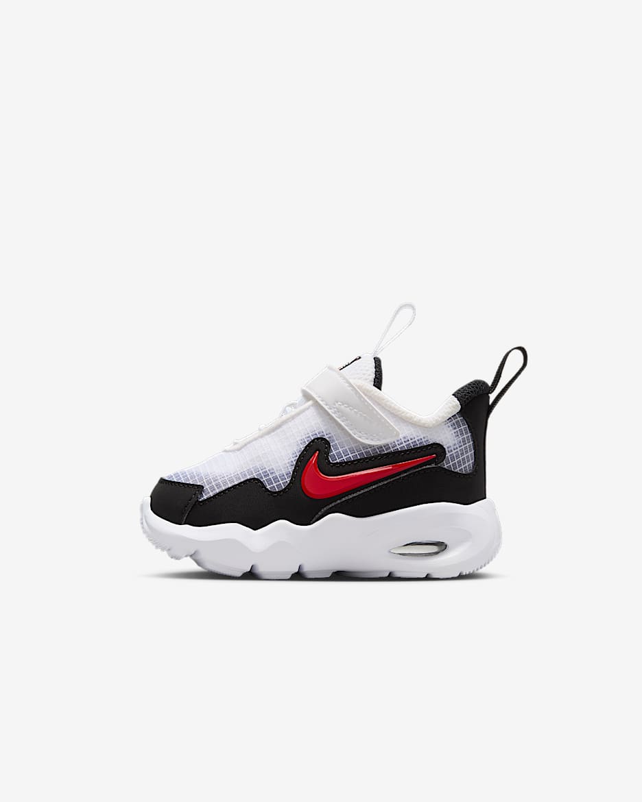 Nike Air Max Nova 婴童运动鞋 - 白色/黑/大学红