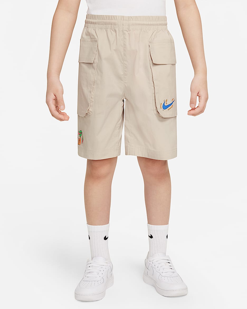 Nike 幼童工装短裤 - 赭石沙色