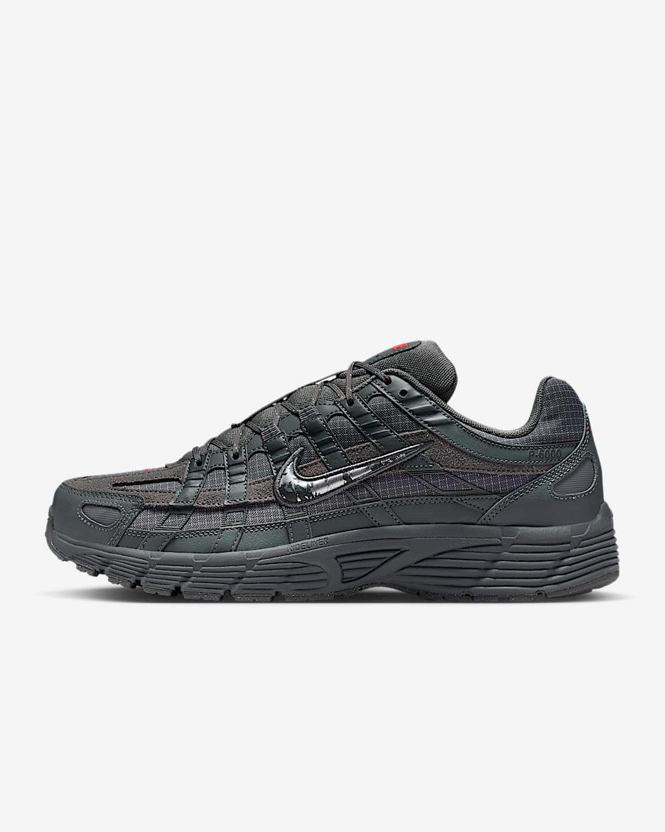 Nike P-6000 Premium 男子运动鞋 - 铁灰/暗烟灰/浅烟灰/金属银