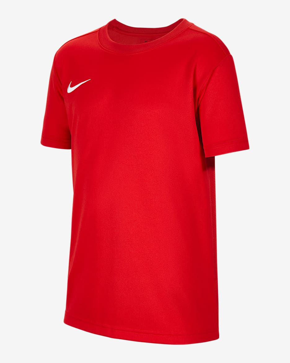 Nike Dri-FIT Park VII 大童速干短袖球衣 - 大学红