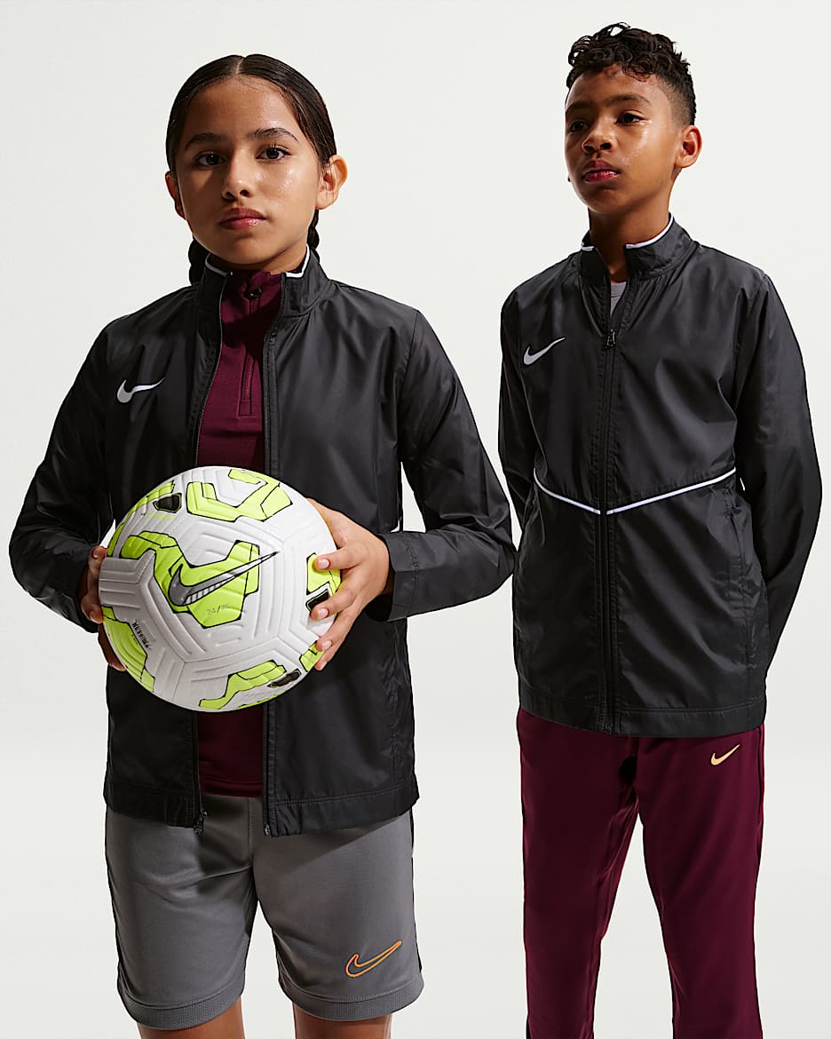 Nike Park 大童足球夹克 - 黑/白色/白色