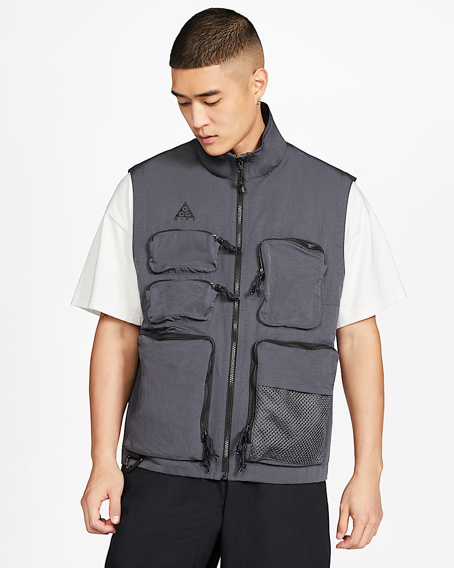 Nike ACG 男子马甲 - 煤黑/煤黑/煤黑/黑