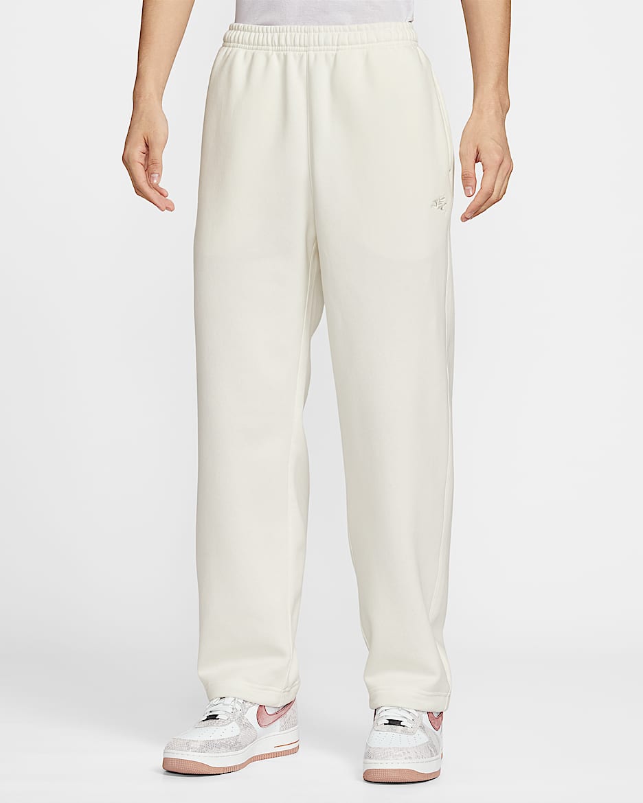 Nike Club 马年限定脱缰系列新年款男子加绒长裤 - 帆白