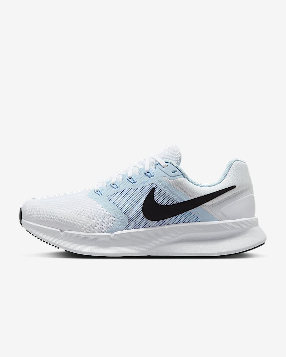 Nike Run Swift 3 女子公路跑步鞋 - 白色/紫蓝/心灵蓝/黑