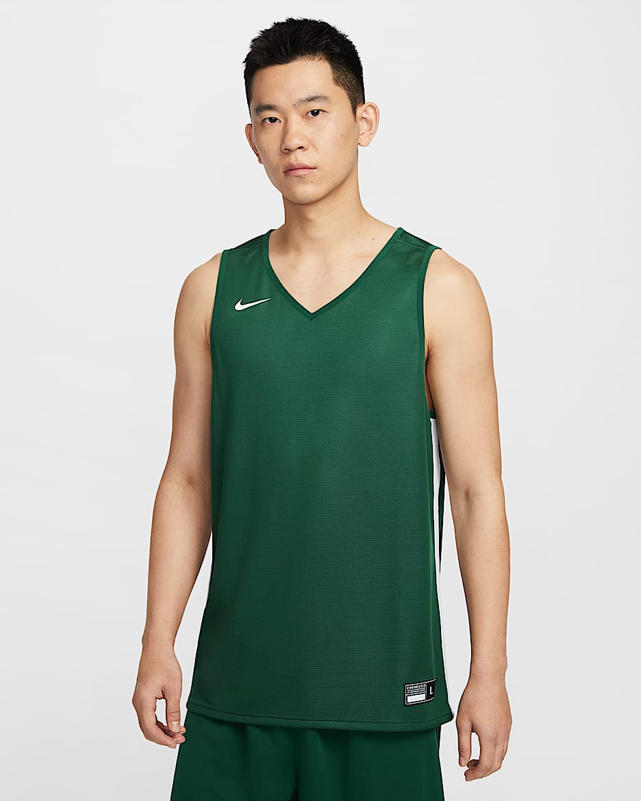 Nike 男子训练双面穿球衣 - 峡谷绿