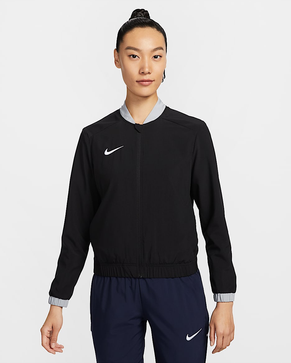 Nike Dri-FIT 女子学院风速干运动夹克 - 黑