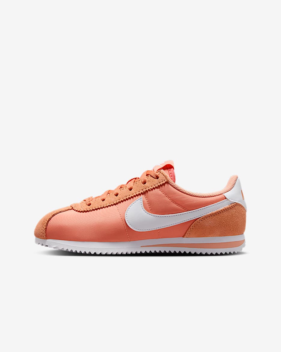 Nike Cortez Textile 大童运动鞋 - 杏黄粉/白色